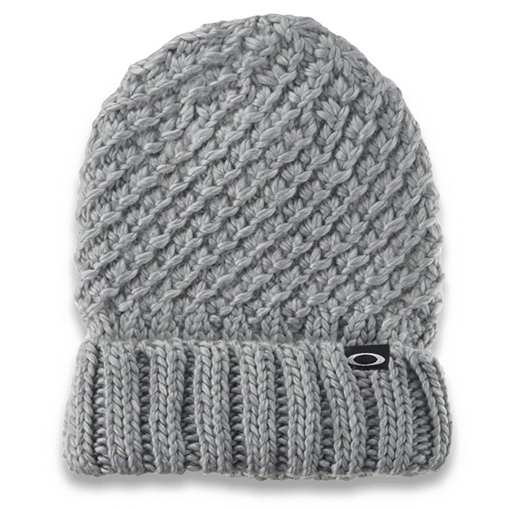 Oakley Mix Yarn Beanie - NWT Womens One Size Alloy - #44362-B1